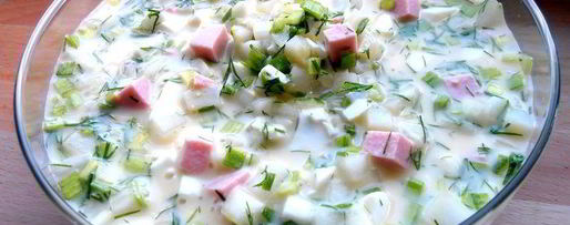 Шаг 17: деревенской окрошки на березовом соке