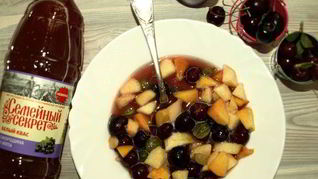 Рецепт Фруктово-ягодной окрошка