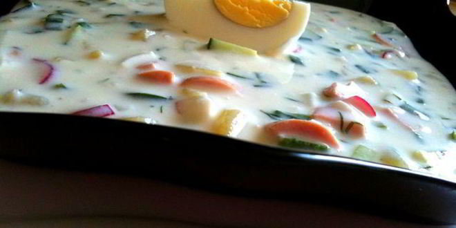 Рецепт кефирной окрошки для окрошки