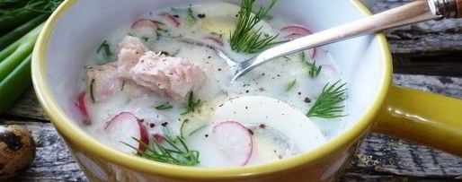 Шаг 3: легкой окрошки с тунцом