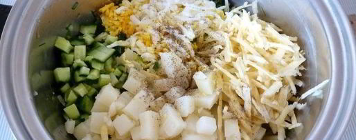 Шаг 4: летней окрошки с репой и пирожками с мясом