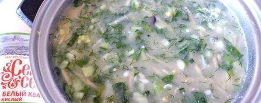 Шаг 6: летней окрошки с репой и пирожками с мясом