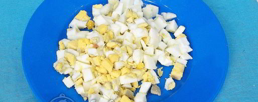 Шаг 1: окрошки без мяса с красной икрой