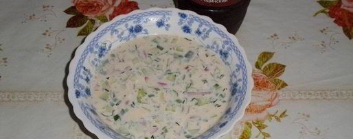 Шаг 10: окрошки деревенской