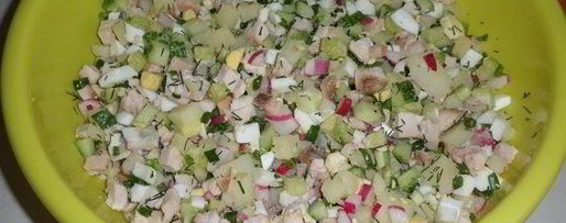 Шаг 8: окрошки деревенской