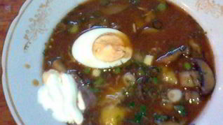 Рецепт Окрошки грибной с хреном