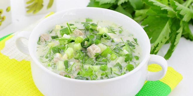 Рецепт окрошки классической на майонезе