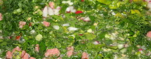 Шаг 2: окрошки на белом квасе