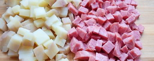 Шаг 3: окрошки на газированной минеральной воде