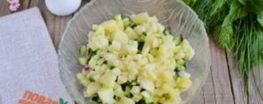 Шаг 3: окрошки на кефире с крапивой и мятой