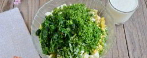 Шаг 6: окрошки на кефире с крапивой и мятой