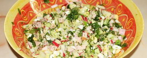 Шаг 6: окрошки на квасе с докторской колбасой