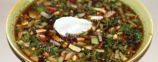 Шаг 7: окрошки на квасе с докторской колбасой