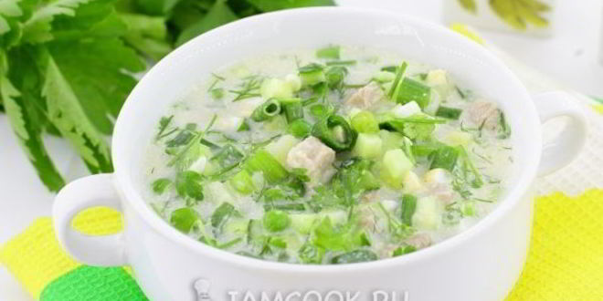 Рецепт окрошки на майонезе