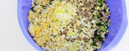 Шаг 10: окрошки на майонезе