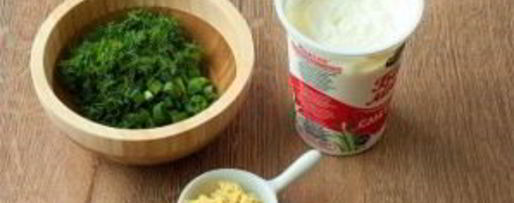 Шаг 2: окрошки на минералке и сметане