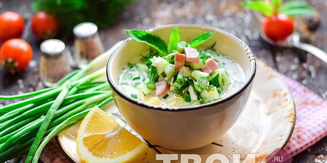 Рецепт окрошки на минералке