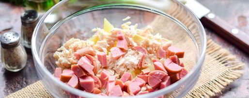 Шаг 2: окрошки на минералке