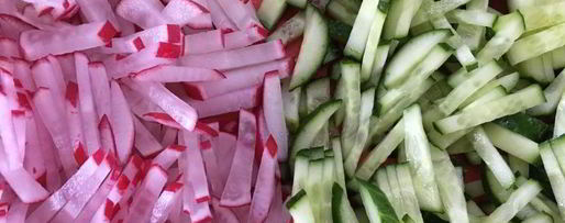 Шаг 1: окрошки на рассоле