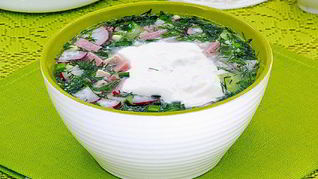 Рецепт Окрошки на сыворотке