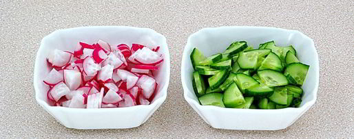 Шаг 2: окрошки на сыворотке