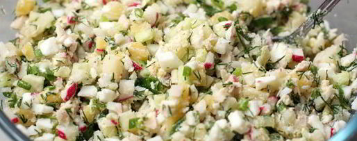 Шаг 7: окрошки на тане