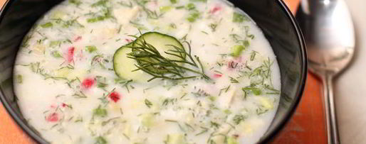 Шаг 8: окрошки на тане