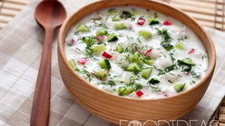 Рецепт Окрошки на уксусе