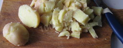 Шаг 5: окрошки на воде с уксусом и майонезом