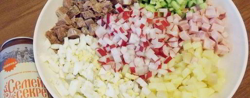 Шаг 4: окрошки острой