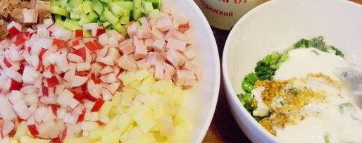 Шаг 6: окрошки острой