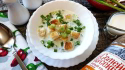 Рецепт Окрошки по-польски с сыром