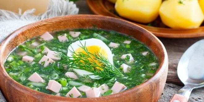 Рецепт окрошки с белым квасом