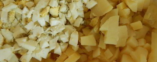 Шаг 1: окрошки с грибами