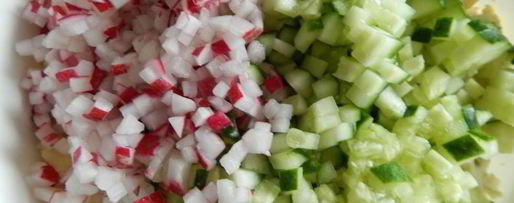 Шаг 2: окрошки с грибами