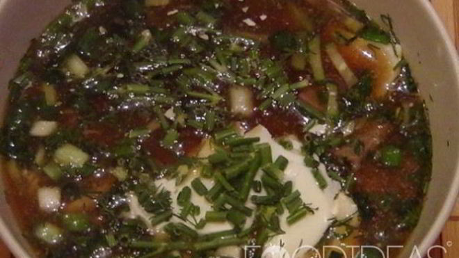 Рецепт Окрошки с килькой в томате