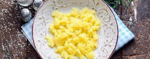 Шаг 3: окрошки с колбасой на воде