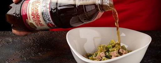 Шаг 3: окрошки с колбасой