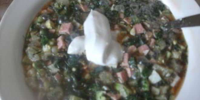 Рецепт окрошки с квасом