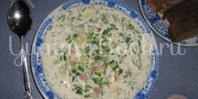 Рецепт окрошки с майонезом