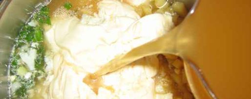 Шаг 33: окрошки с майонезом