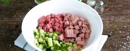 Шаг 2: окрошки с редькой