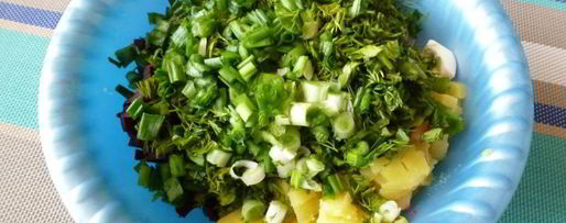 Шаг 2: окрошки со свеклой и мацони