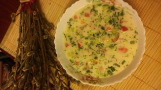 Рецепт Окрошки весенней