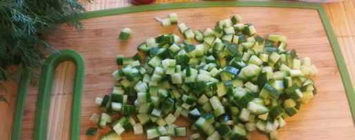 Шаг 1: окрошки весенней