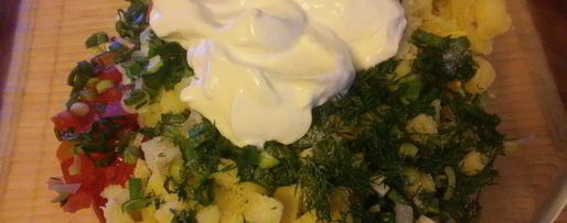 Шаг 5: окрошки весенней