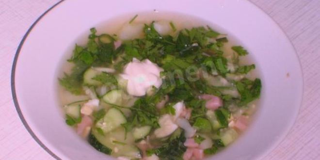 Рецепт окрошки заячья