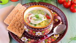 Рецепт Средиземноморской окрошки