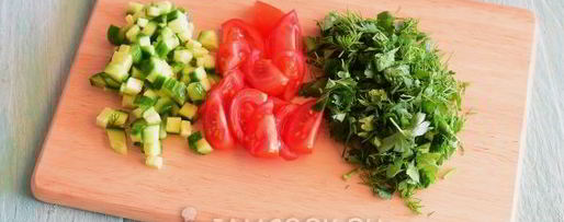 Шаг 3: средиземноморской окрошки