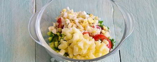 Шаг 6: средиземноморской окрошки